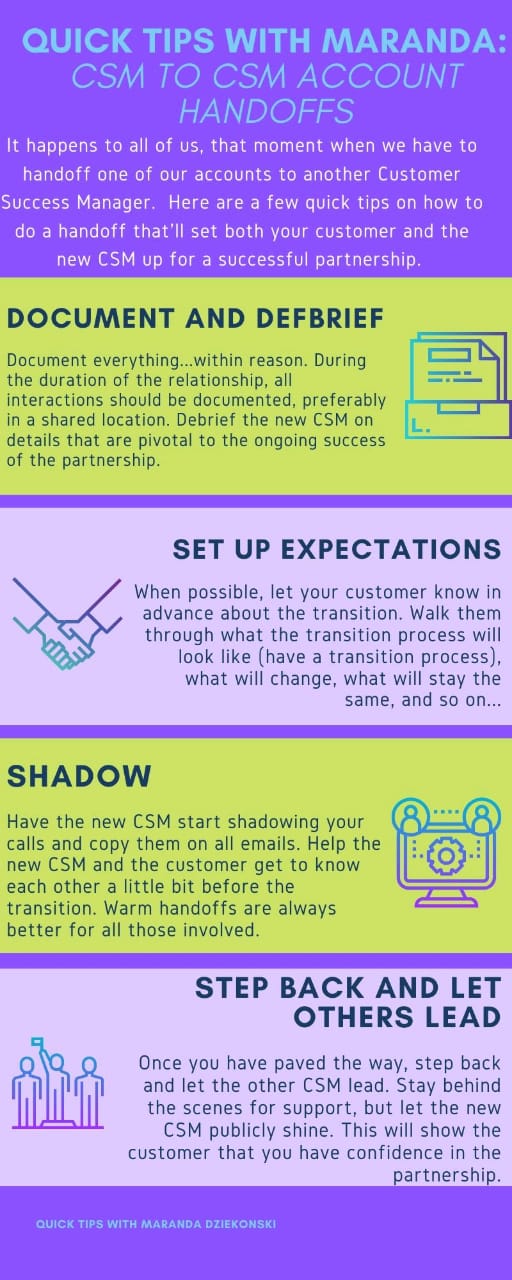 Quick Tips with Maranda - CSM to CSM account handoffs