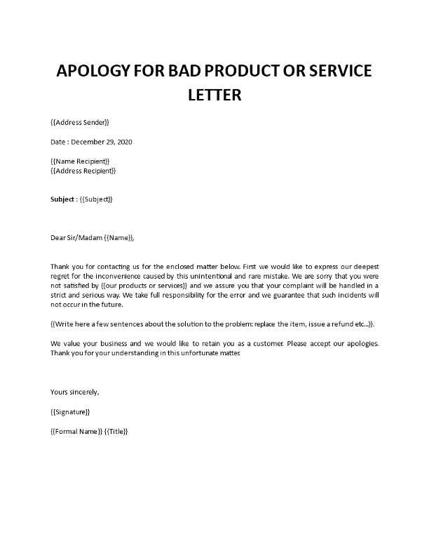 How to Write an Apology Letter to Customers: The Essential Guide ...